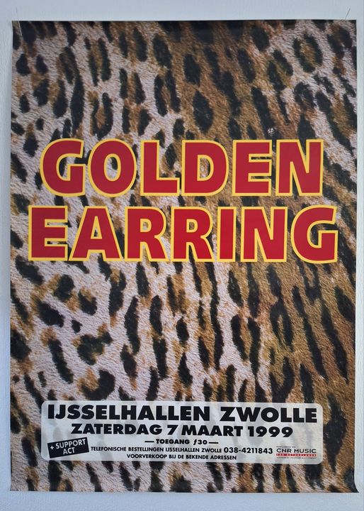 Golden Earring show poster (with date typo) March 27 1999 Zwolle - IJsselhallen